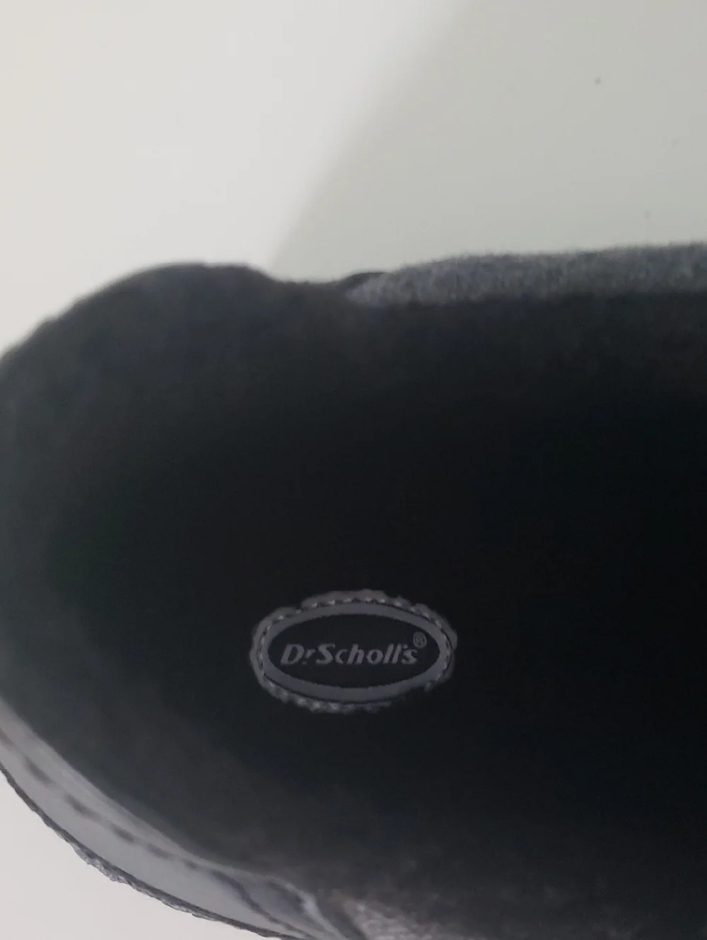 Dr. Scholl's Trevor Gray Felt Slip-On Shoes with Black Trim Size 10